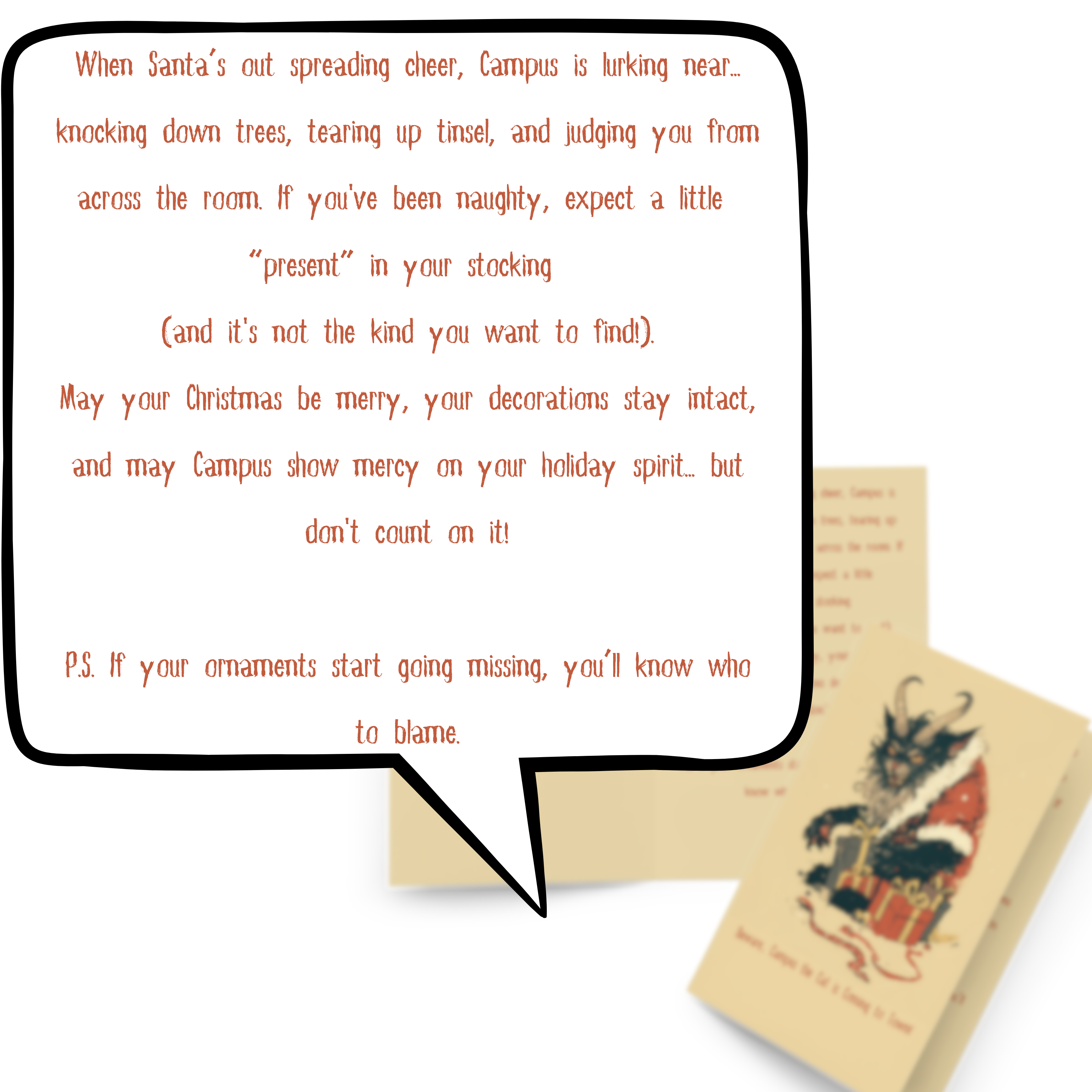 Campus Greeting card