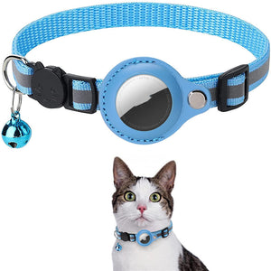 Reflective Waterproof Collar With Air Tag Holder