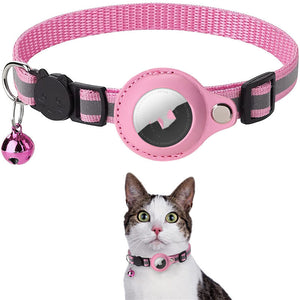 Reflective Waterproof Collar With Air Tag Holder