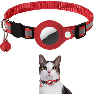 Reflective Waterproof Collar With Air Tag Holder