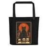 Death Cat Tarot Tote Bag