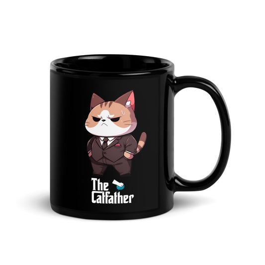 The Catfather Glossy Mug