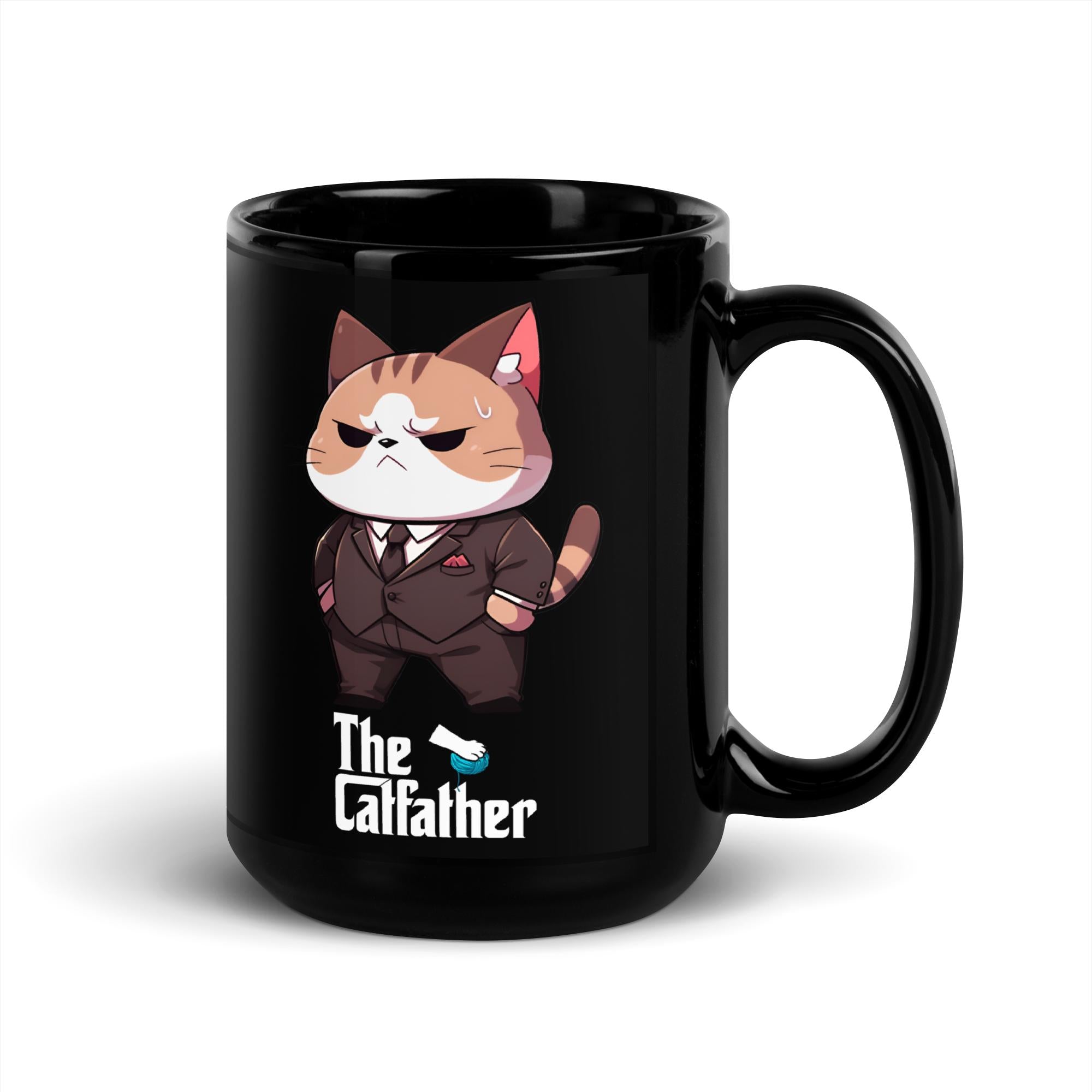 The Catfather Glossy Mug