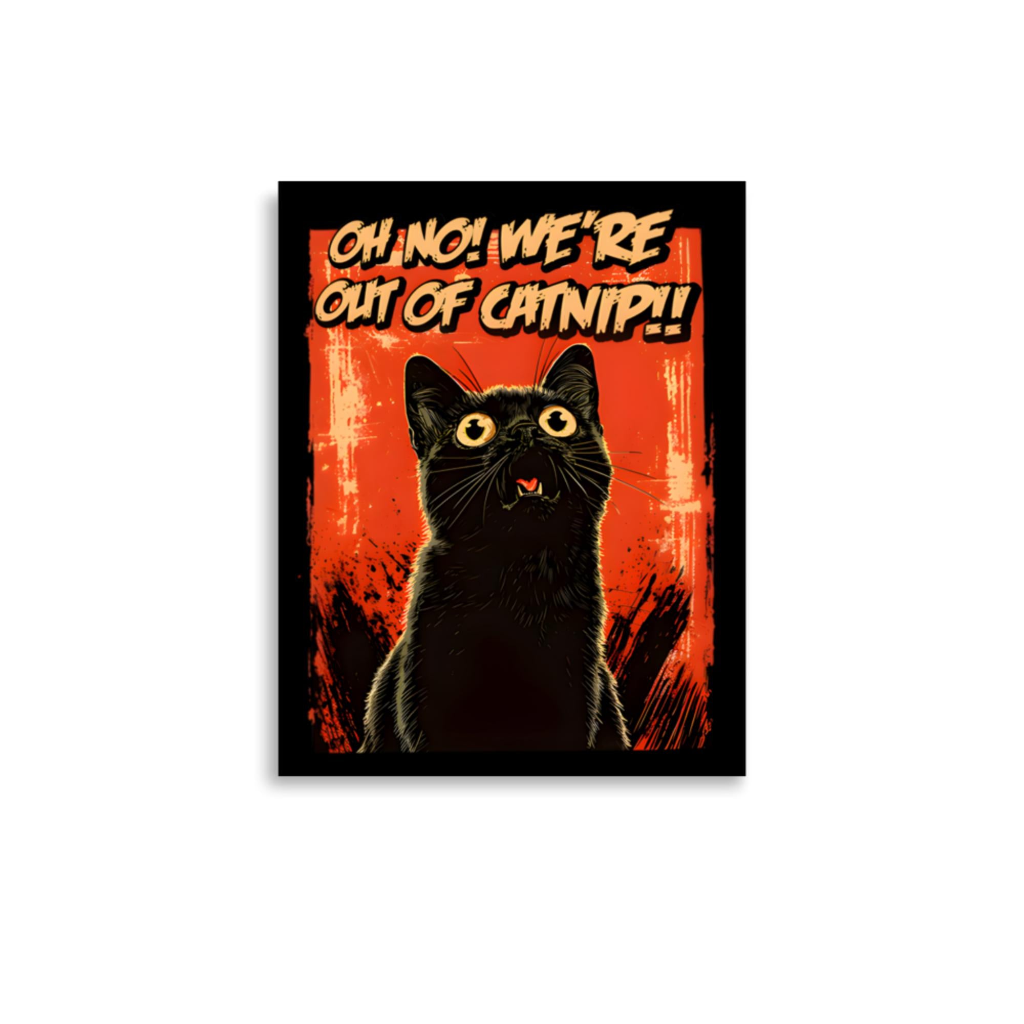 Oh The Horror Cat Poster