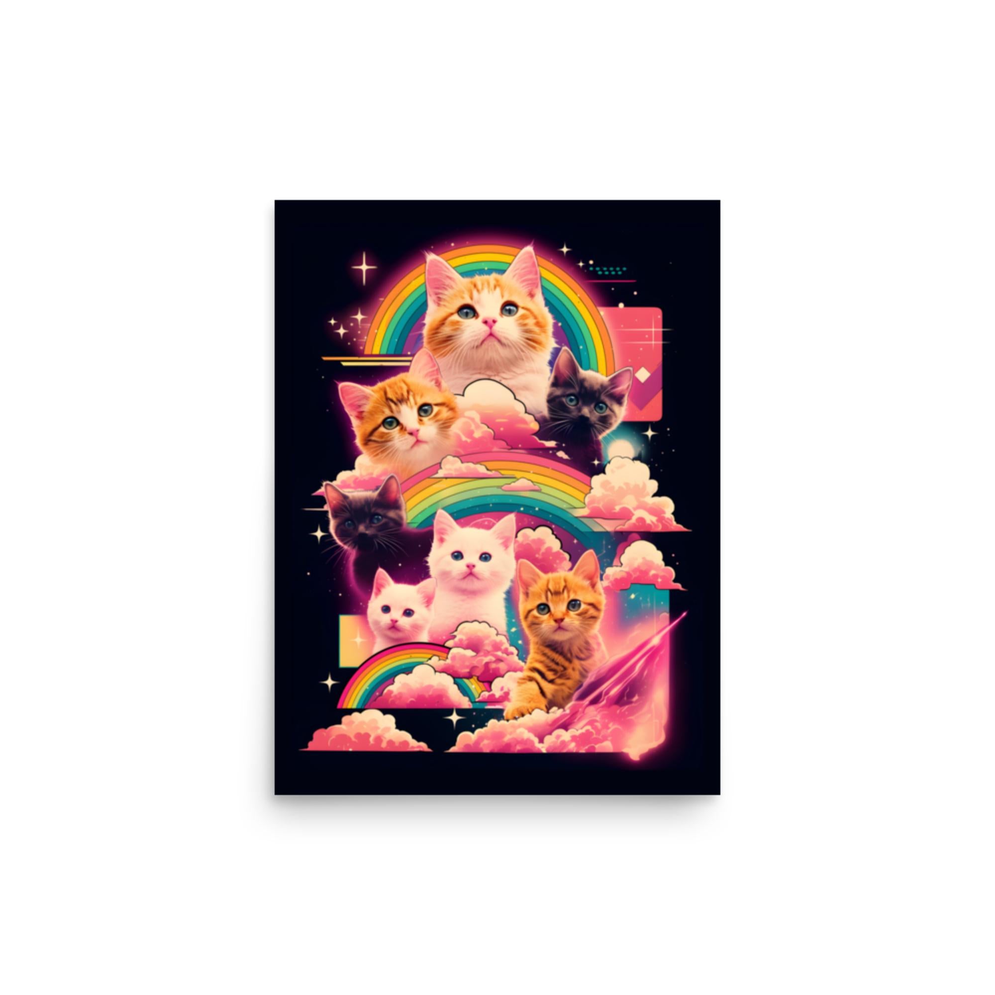 Ultimate Rainbow Space Kitten Poster