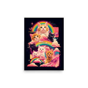 Ultimate Rainbow Space Kitten Poster