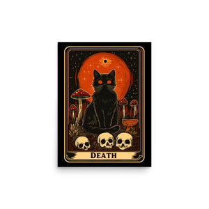 Death Cat Tarot Poster