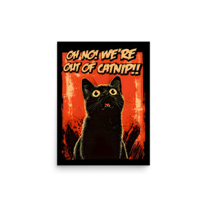 Oh The Horror Cat Poster