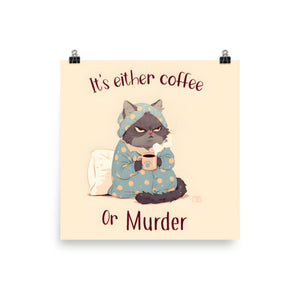 Coffee or Murder Poster