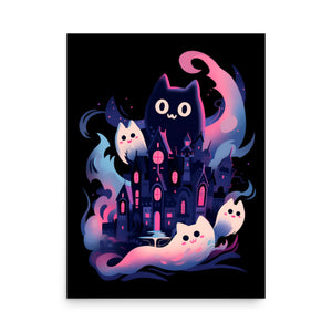 Haunted Kitty Mansion Poster