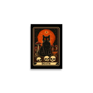 Death Cat Tarot Poster