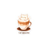 Cat-ppuccino Sticker