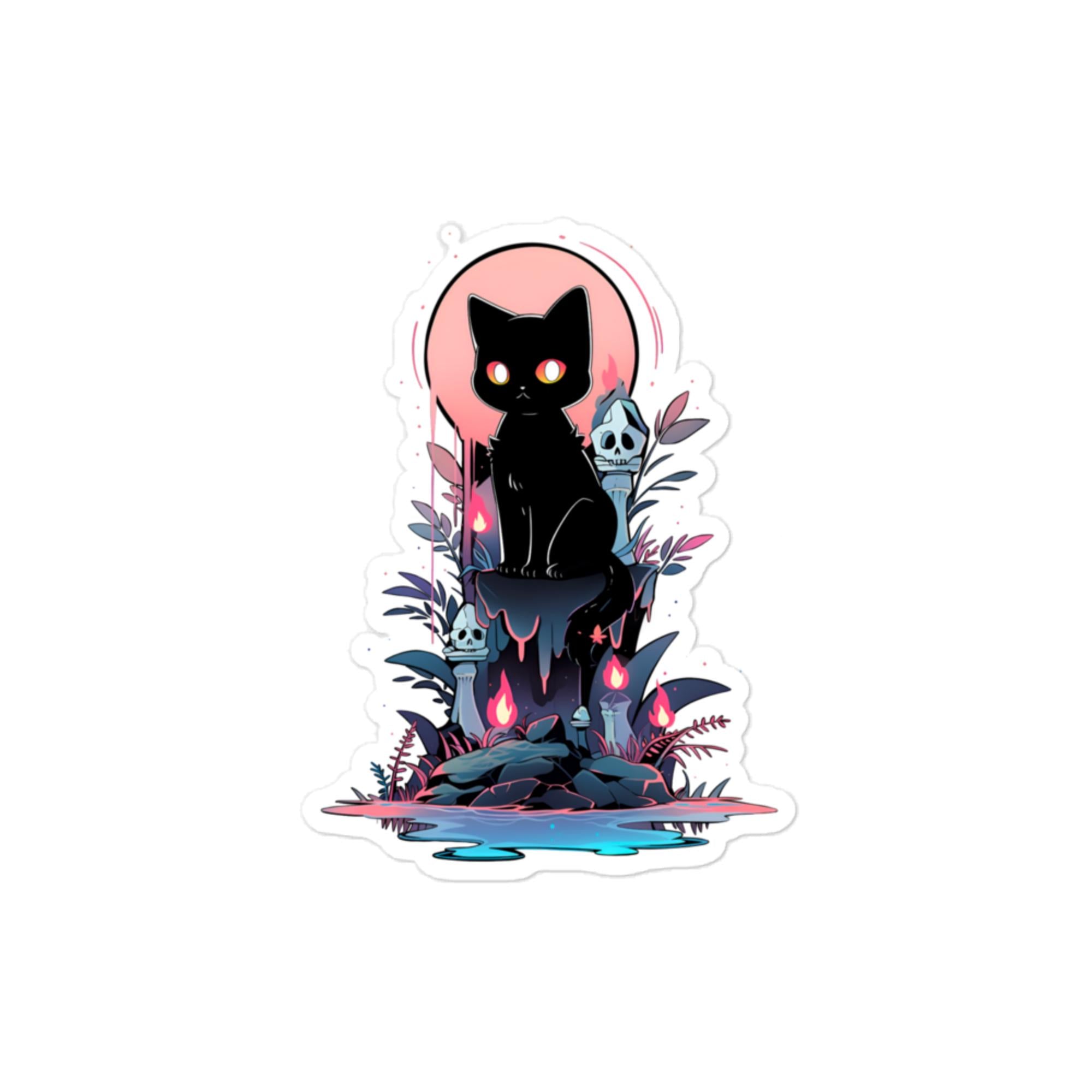 Voodoo Cat Sticker