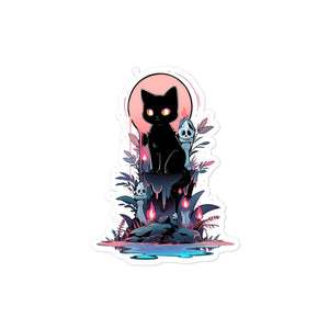 Voodoo Cat Sticker