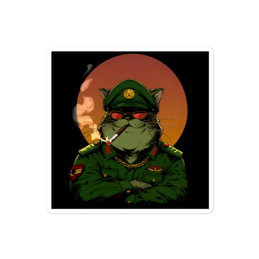 Dictator Cat Sticker