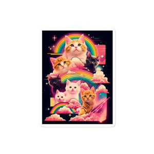 Ultimate Rainbow Space Kitten Sticker