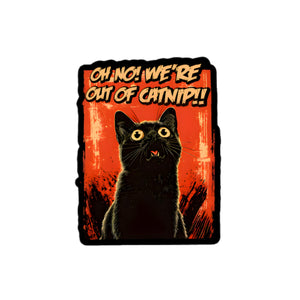 Oh The Horror Cat Sticker