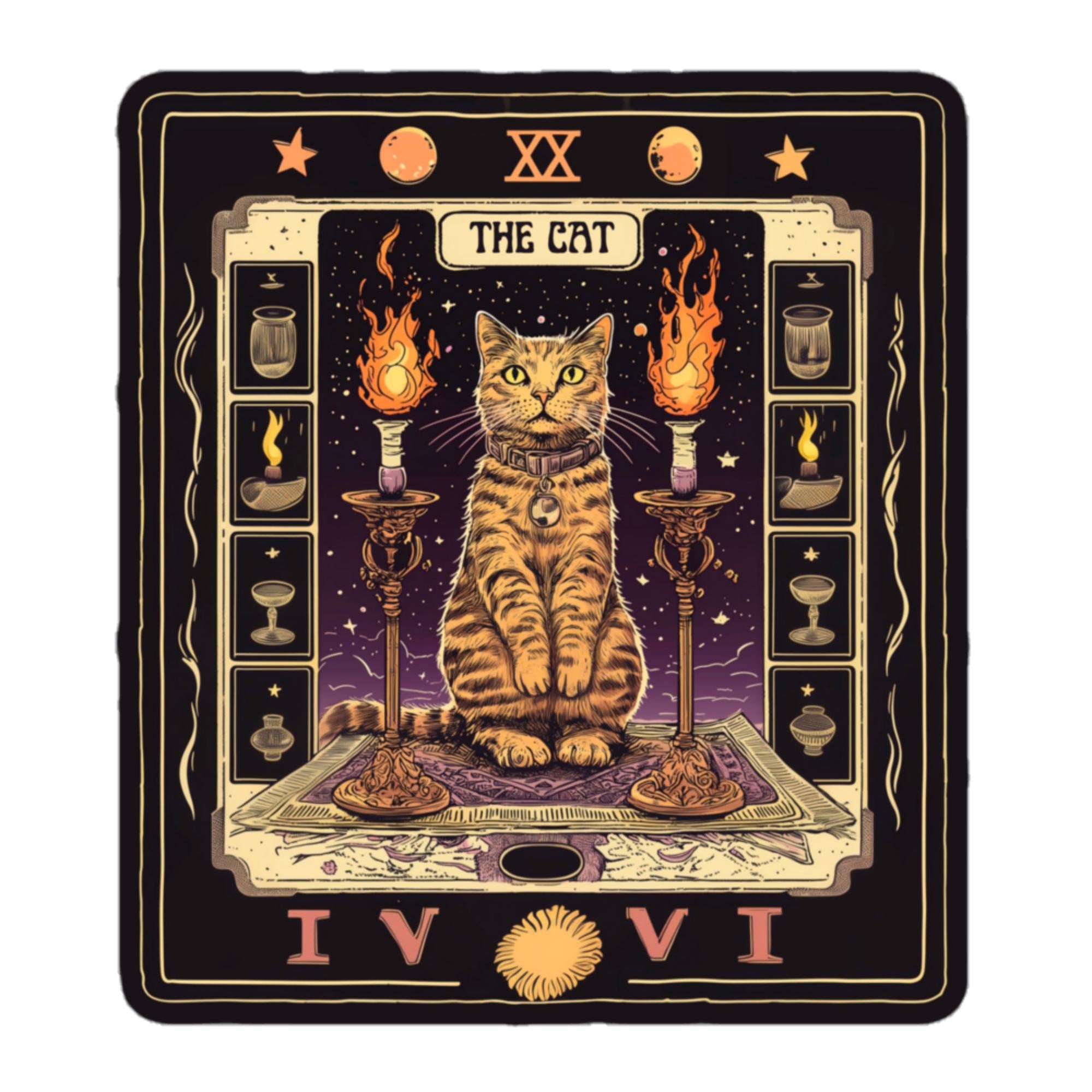 Tarot Cat Sticker