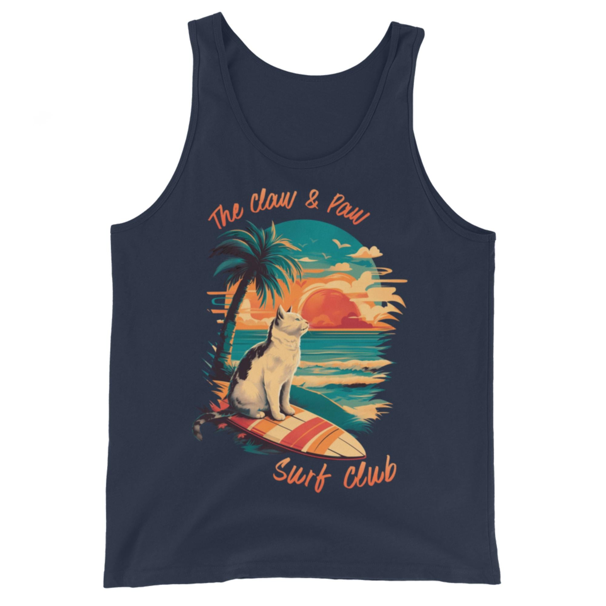 The Claw & Paw Surf Club Tank Top