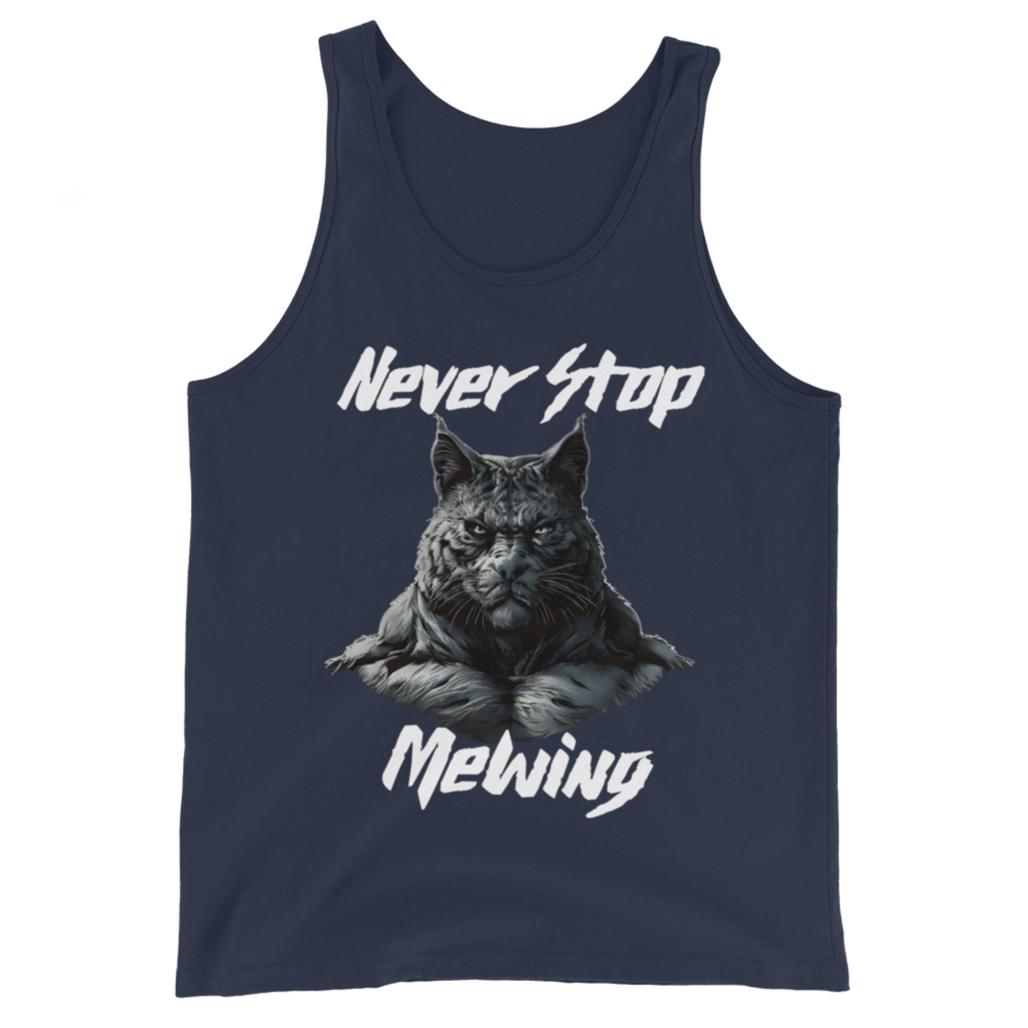 Never Stop Mewing Tank Top – MushroomsKitty