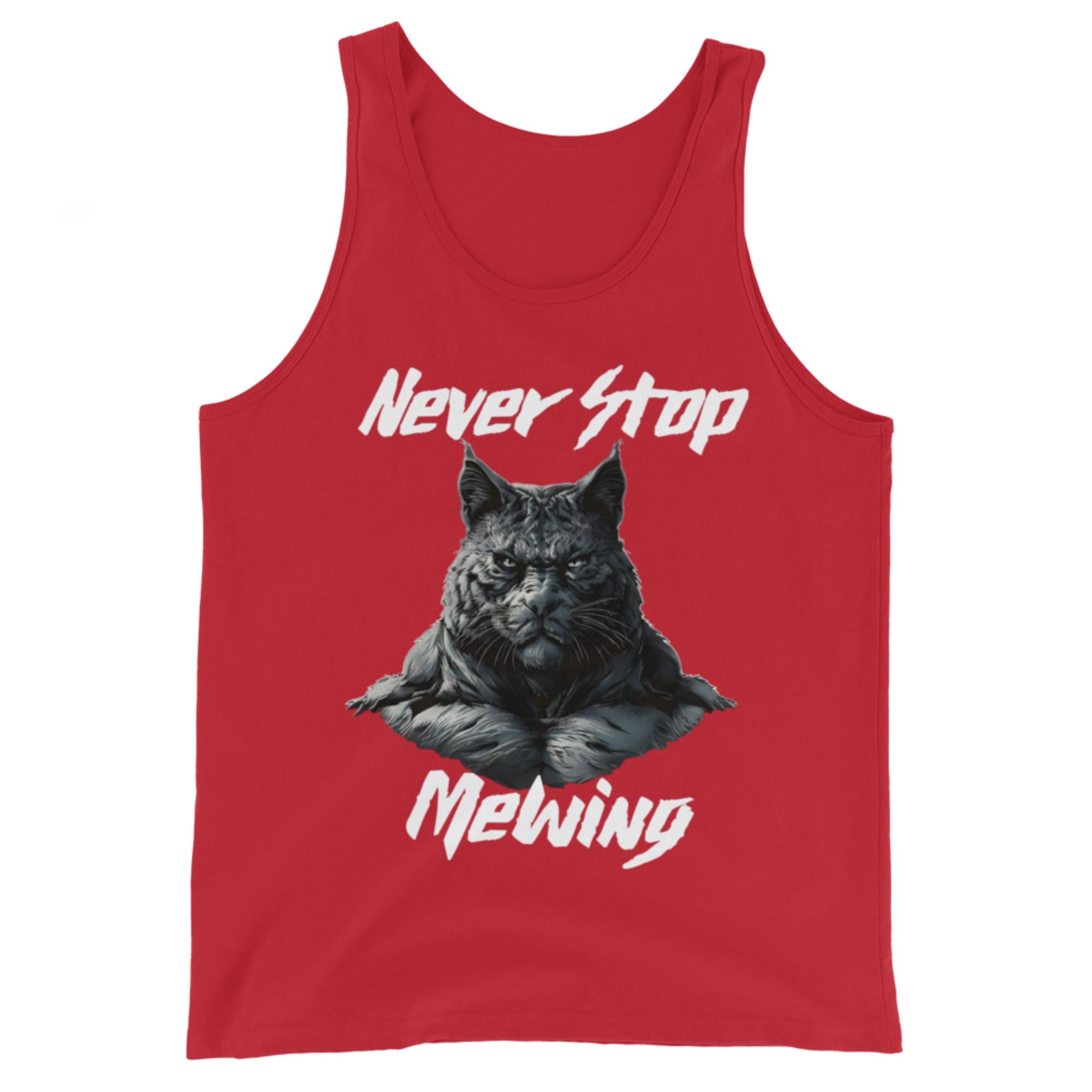 Never Stop Mewing Tank Top – MushroomsKitty