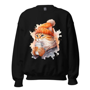 Pumpkin Spice Cat Sweatshirt