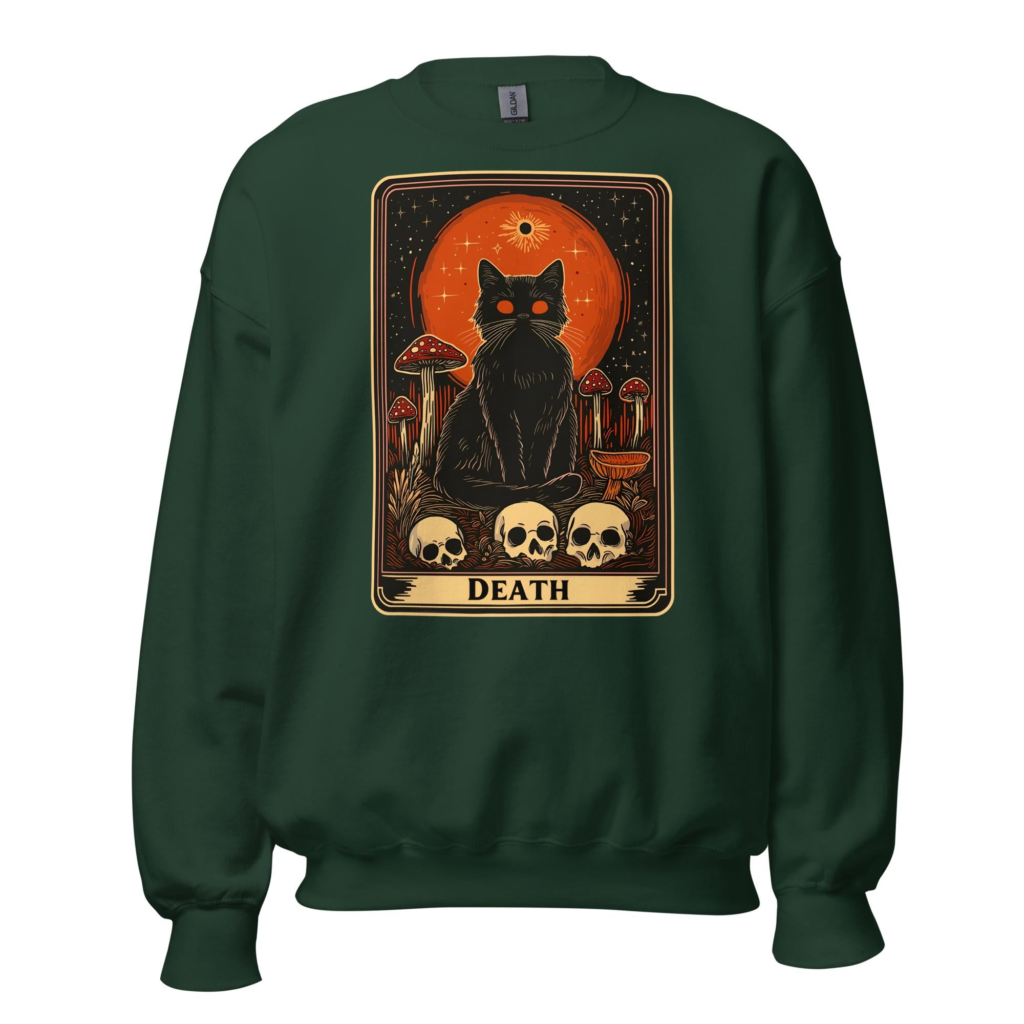 Death Cat Tarot Sweatshirt