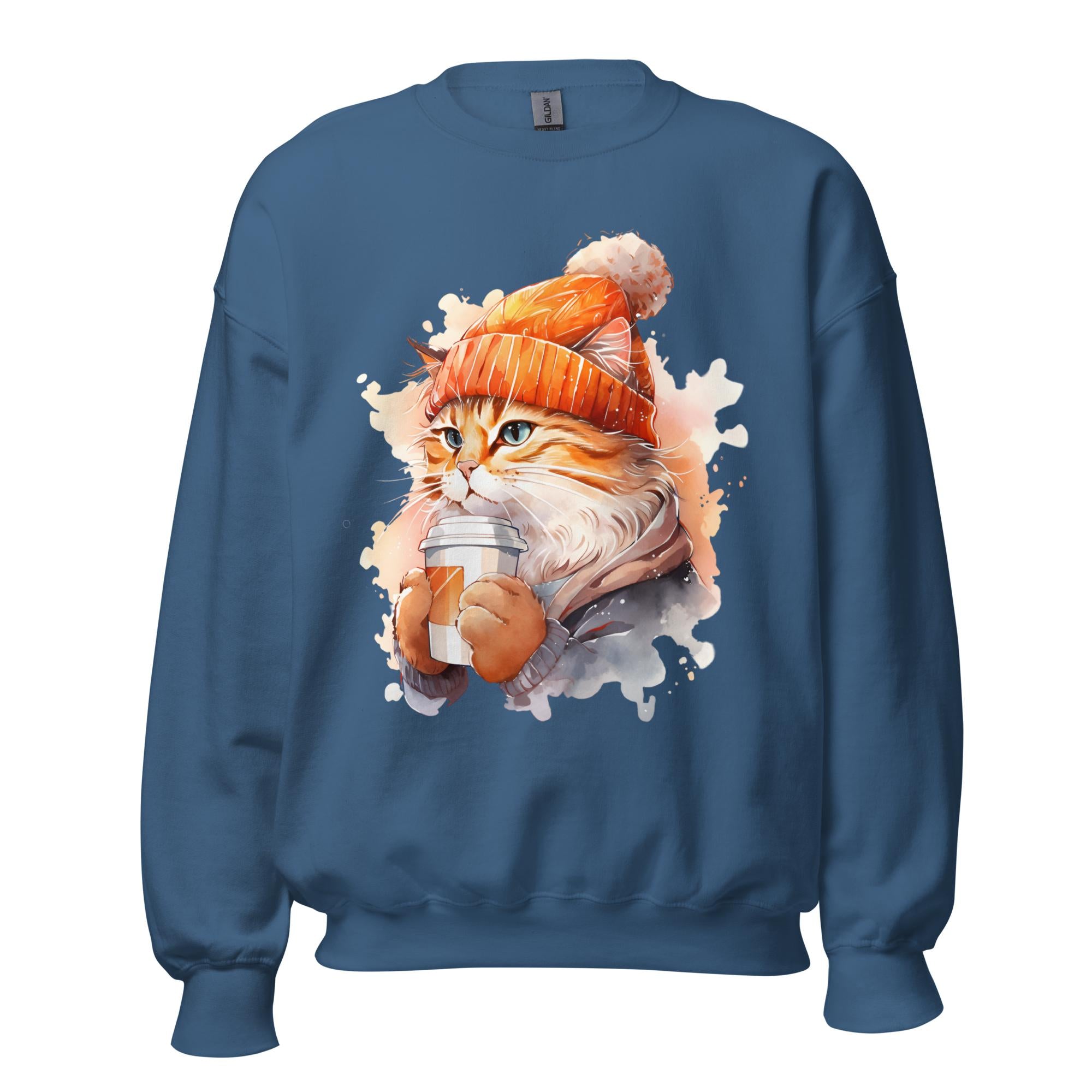 Pumpkin Spice Cat Sweatshirt