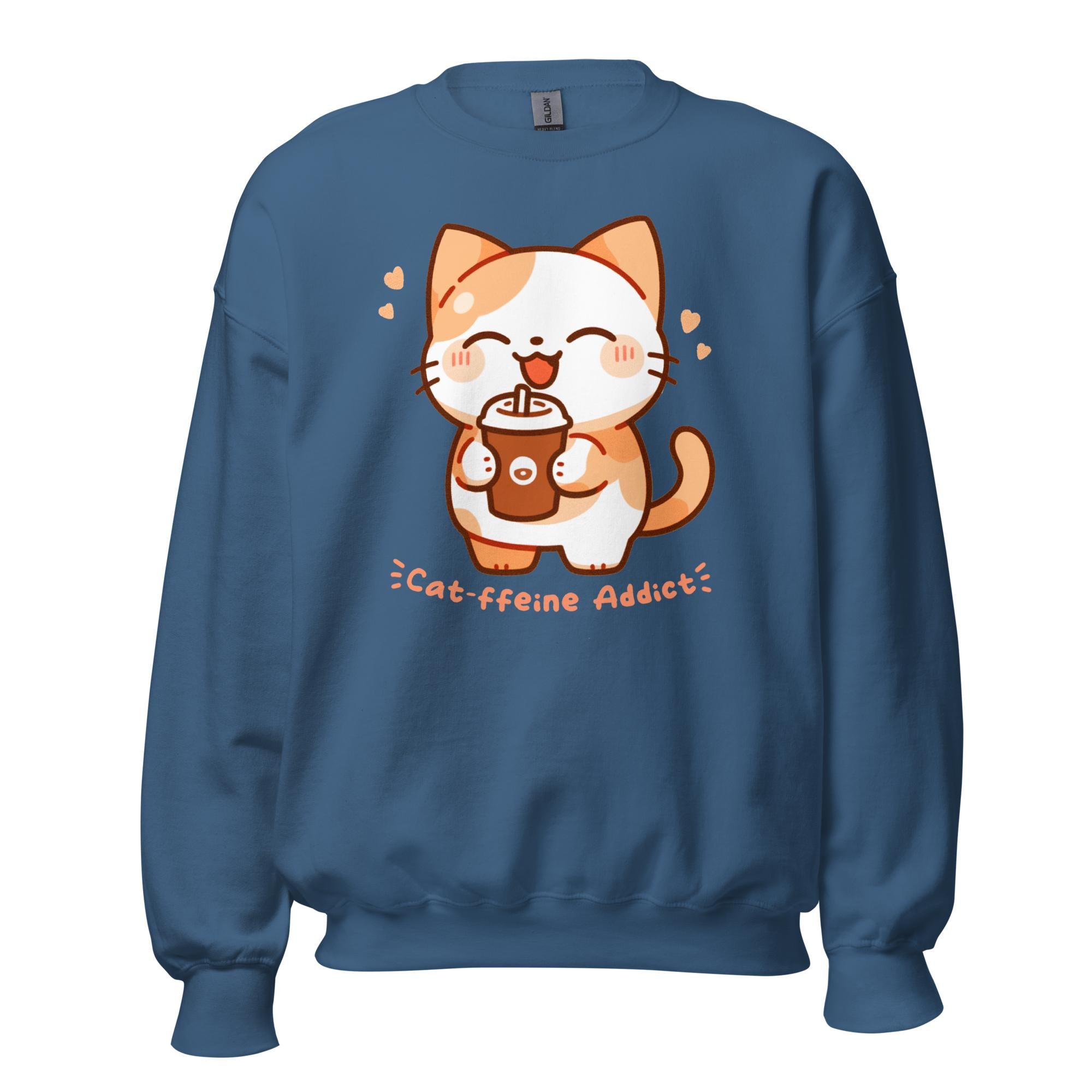 Cat-ffeine Addict Sweatshirt