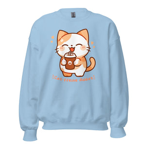 Cat-ffeine Addict Sweatshirt