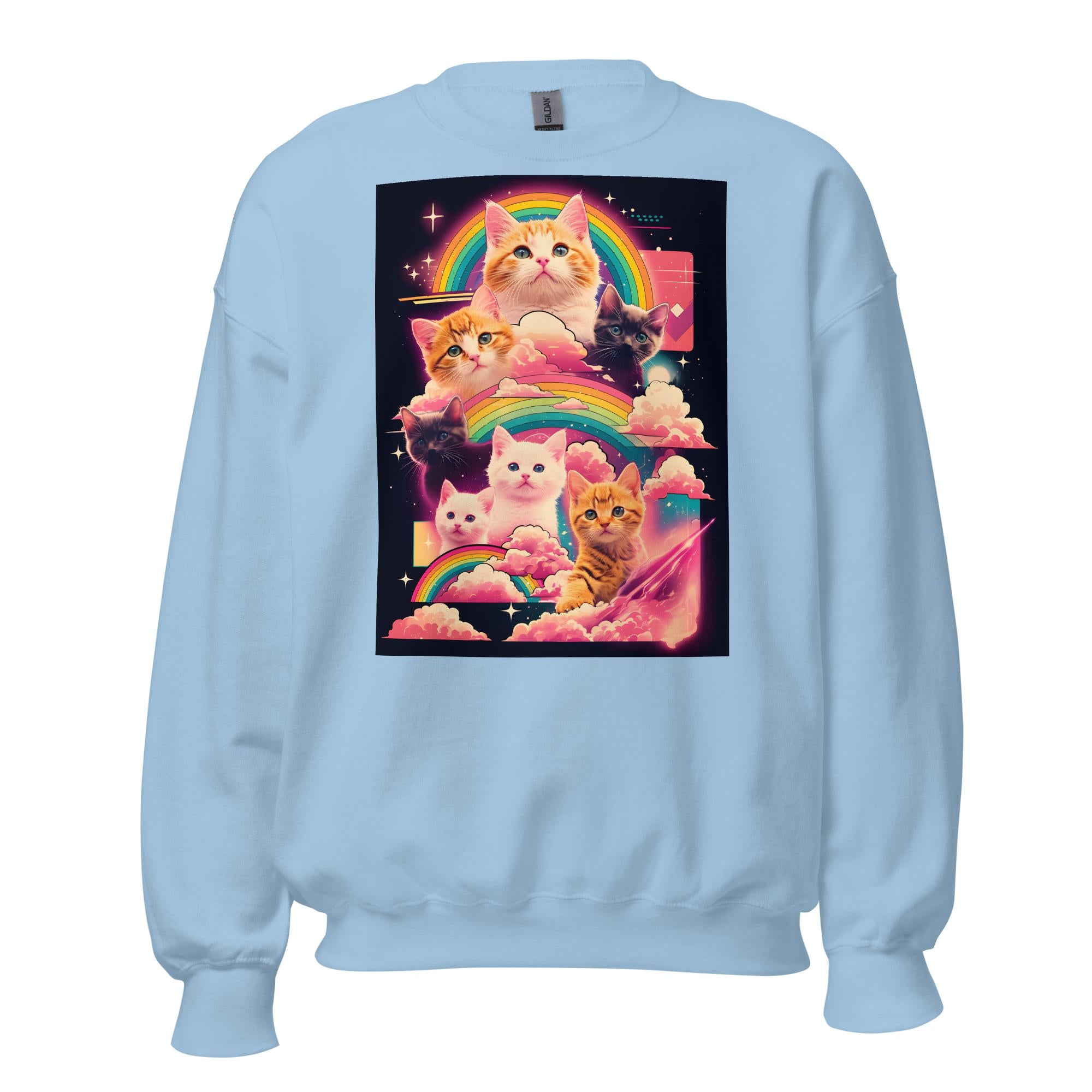 Ultimate Rainbow Kitten Sweatshirt