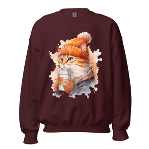 Pumpkin Spice Cat Sweatshirt