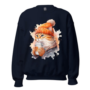 Pumpkin Spice Cat Sweatshirt