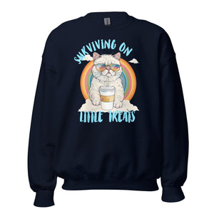 Surviving On Little Treats Sweatshirt