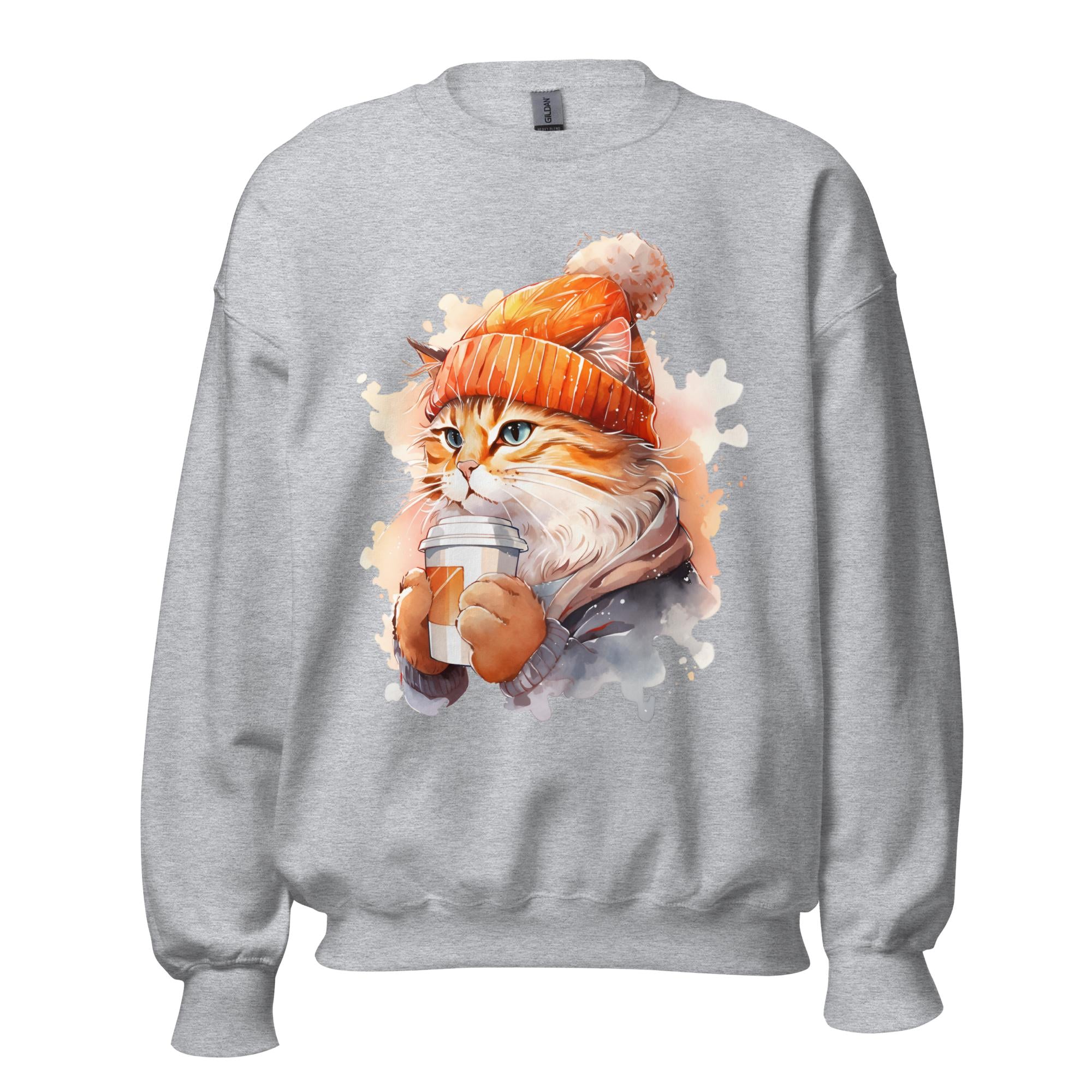 Pumpkin Spice Cat Sweatshirt