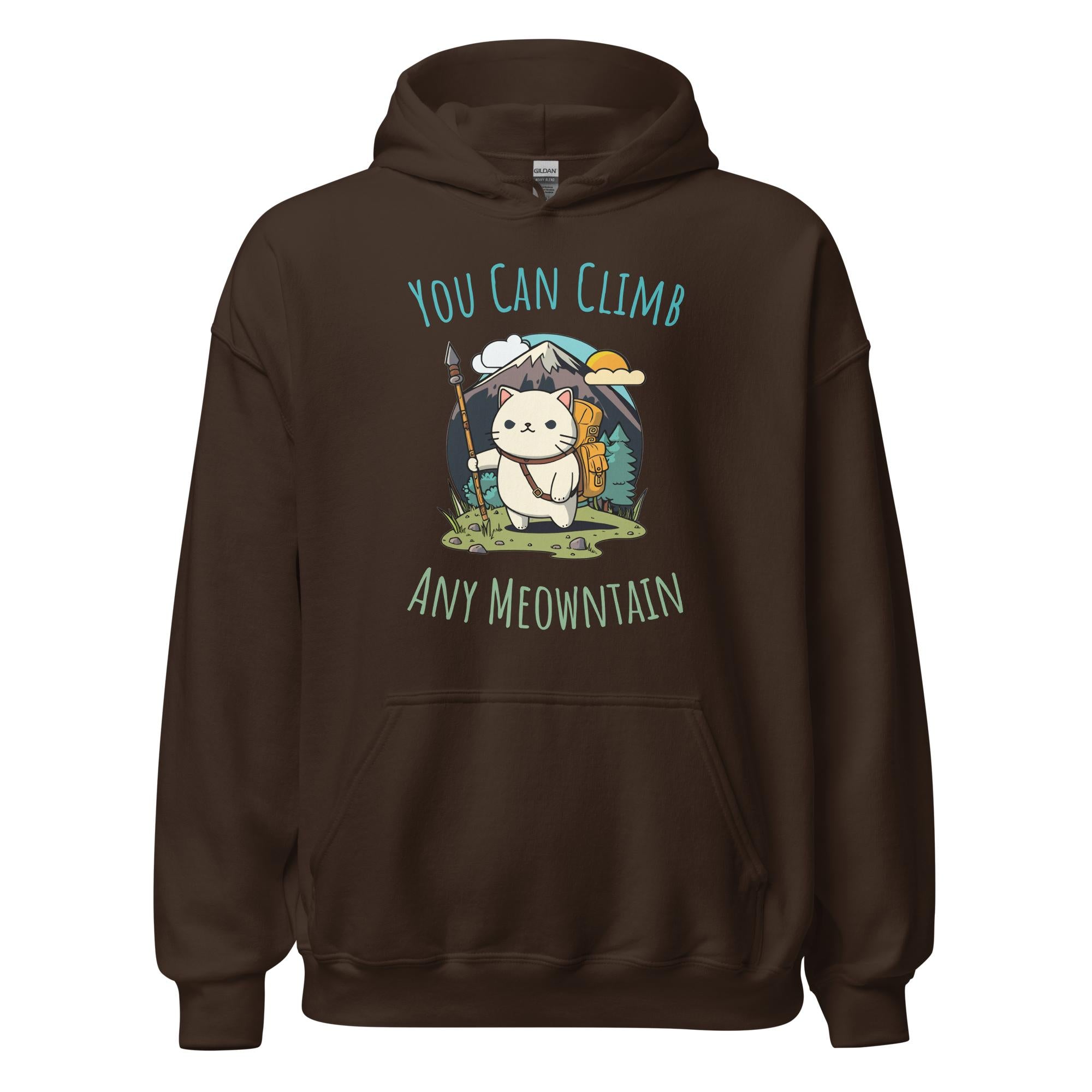 You Can Climb Any Meowntain Hoodie