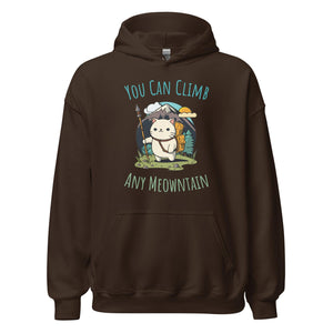 You Can Climb Any Meowntain Hoodie