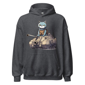 Cat in a Tank Hoodie