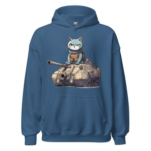 Cat in a Tank Hoodie