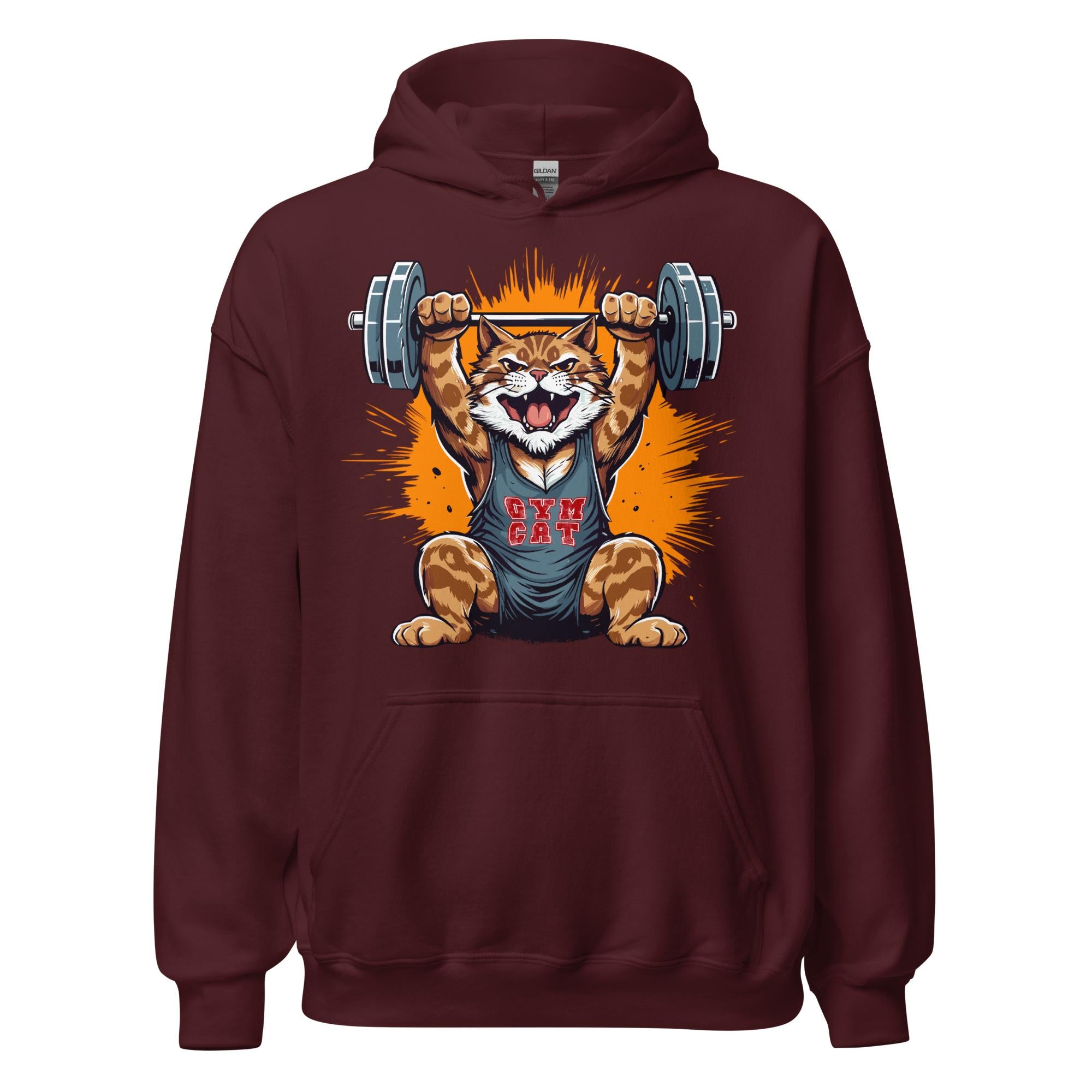 Gym Cat Hoodie