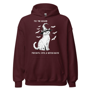 Bats, Cats, & Witch Hats Hoodie