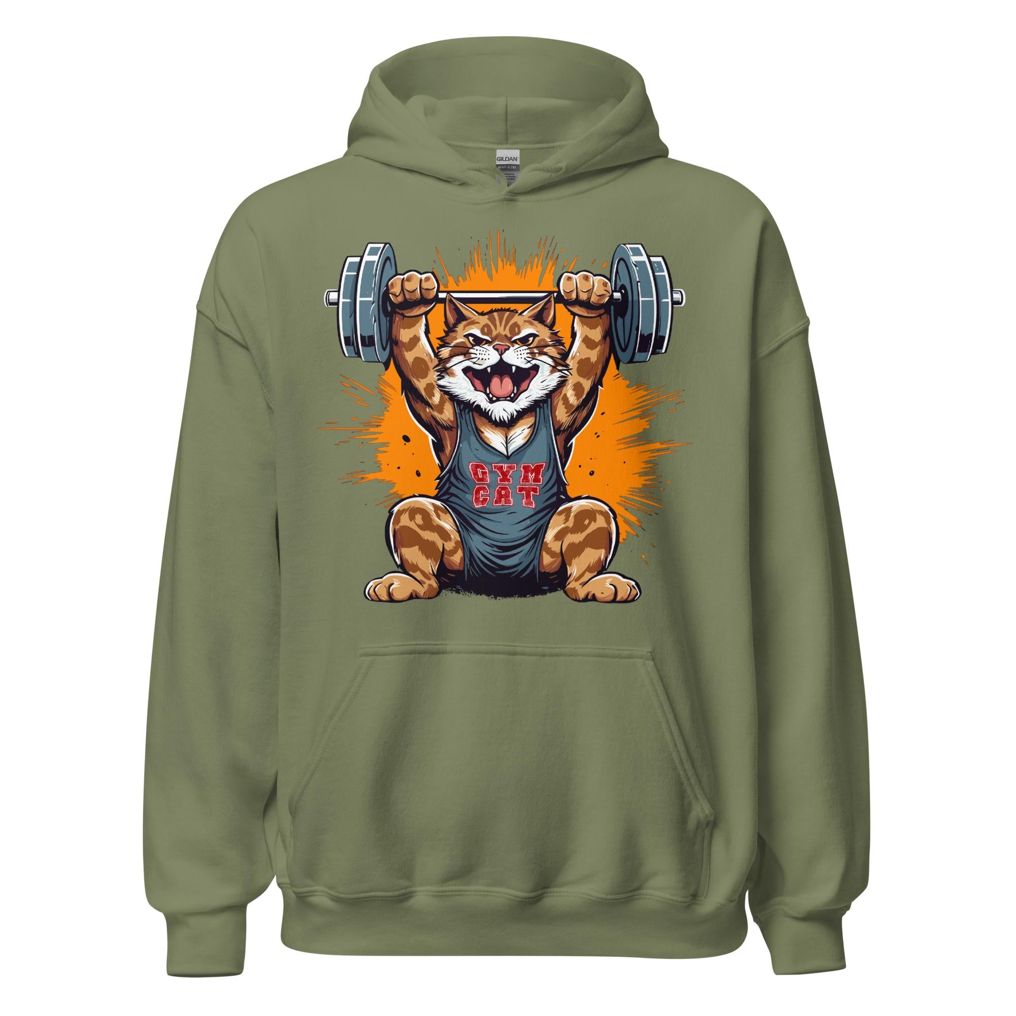 Gym Cat Hoodie