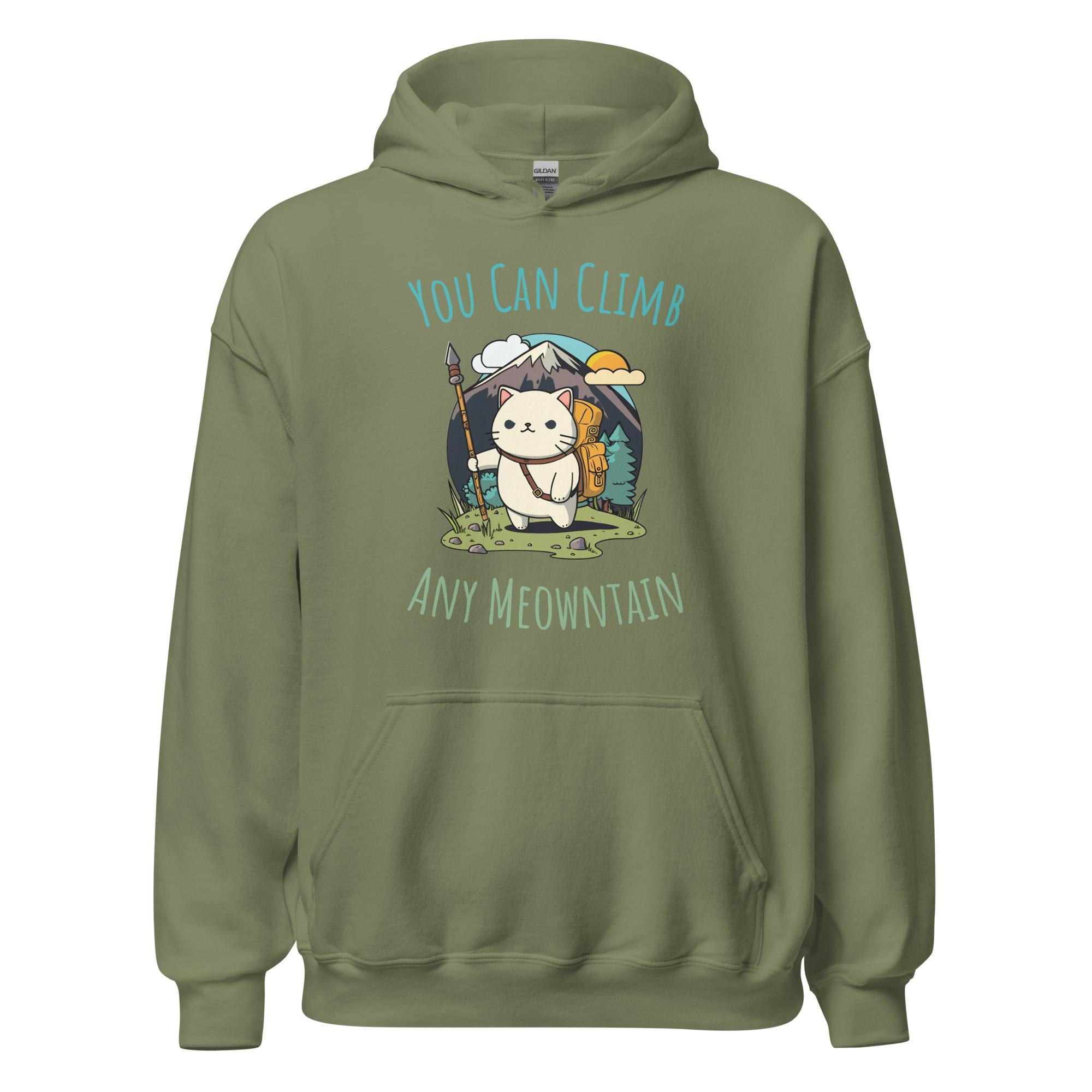 You Can Climb Any Meowntain Hoodie