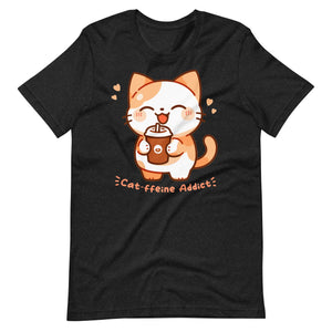 Cat-ffeine Addict T-Shirt