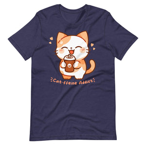 Cat-ffeine Addict T-Shirt