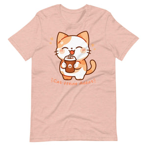 Cat-ffeine Addict T-Shirt