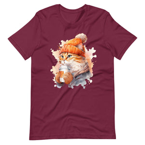 Pumpkin Spice Cat T-Shirt