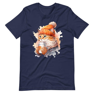 Pumpkin Spice Cat T-Shirt