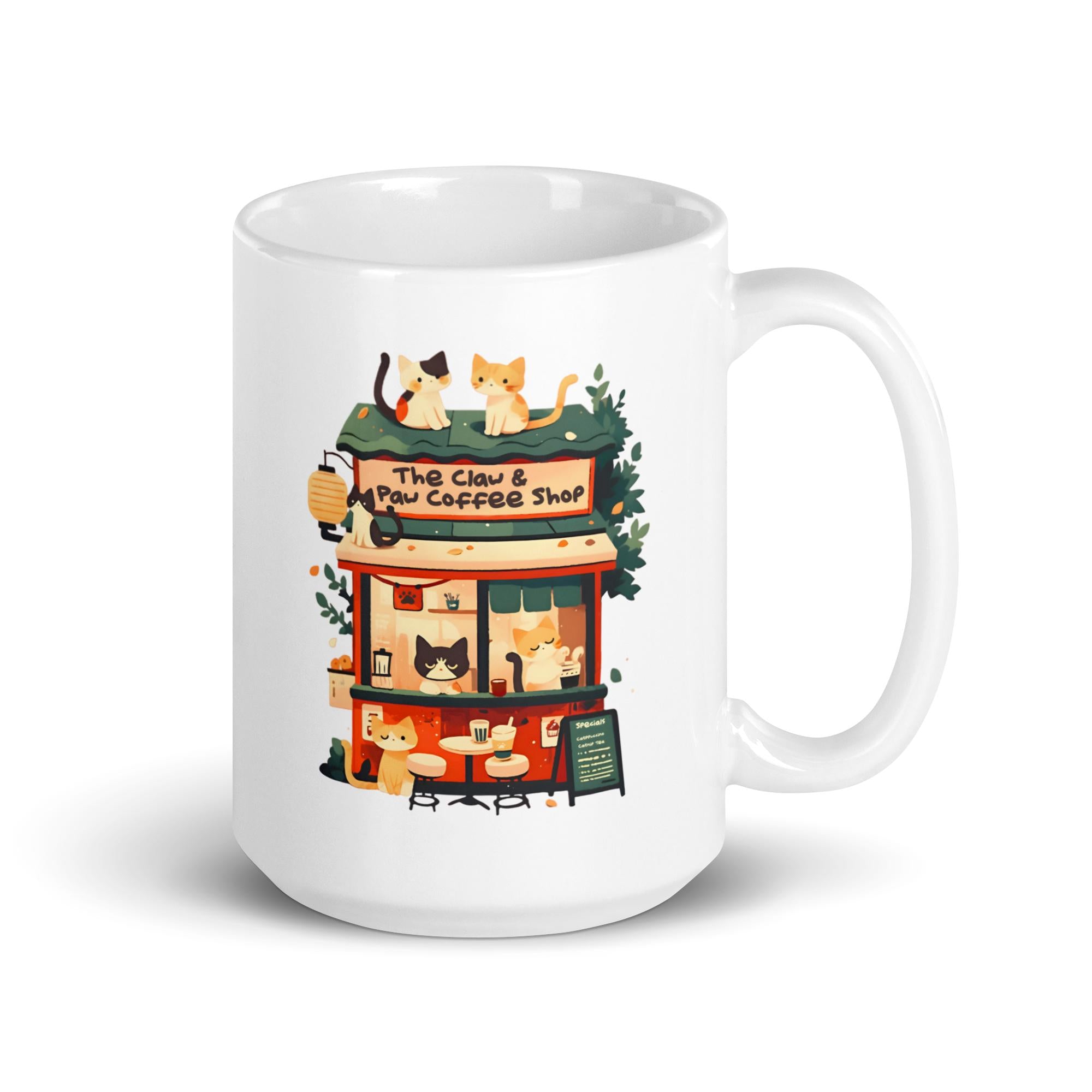 The Claw & Paw Cafe Mug