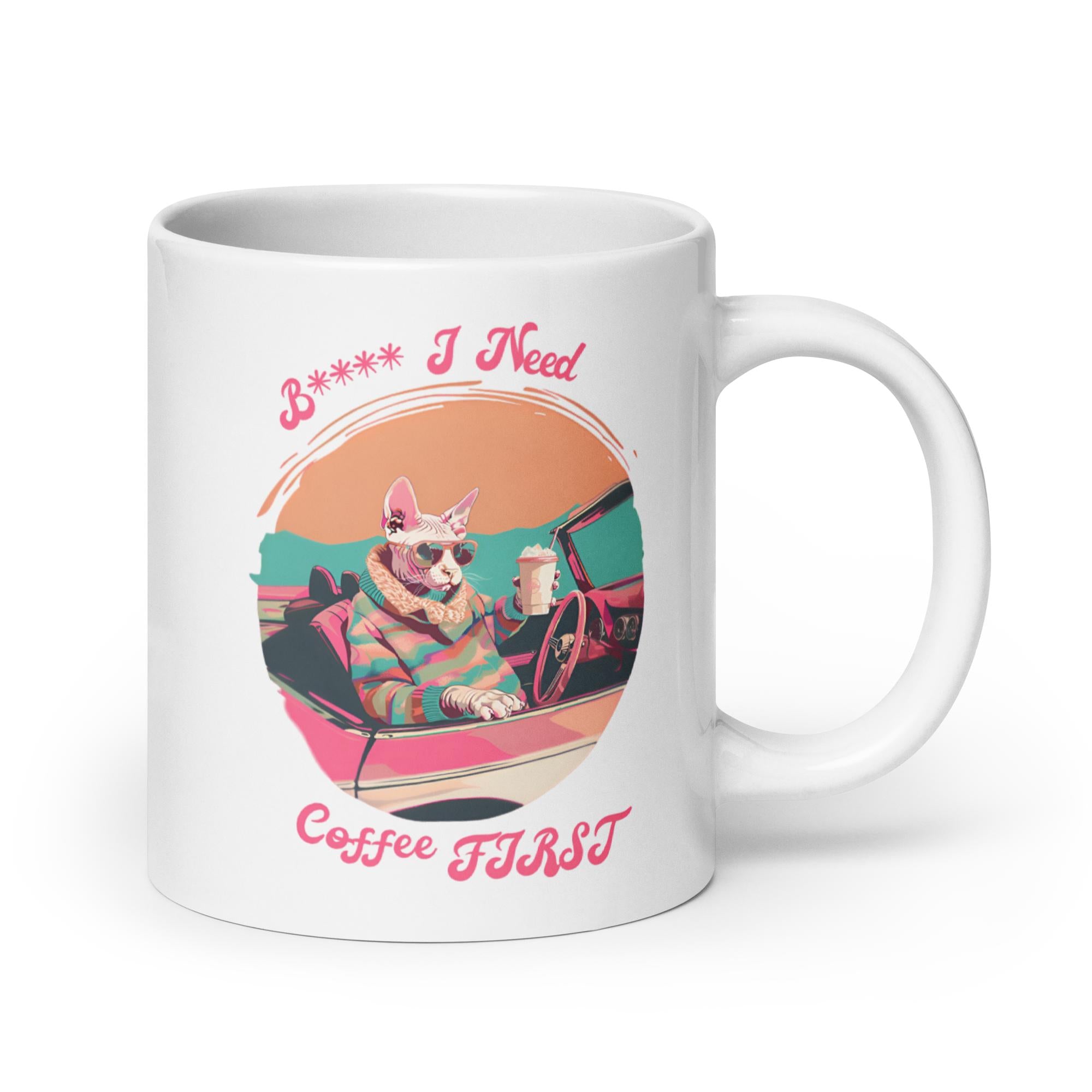 I Need Coffee First Mug